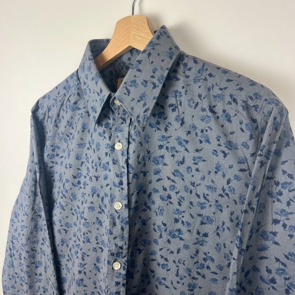 Burberry Button Down Floral Shirt - Picture 2 of 8